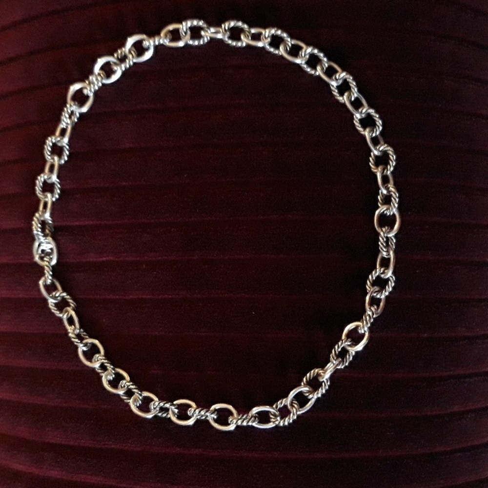 David Yurman oval link necklace